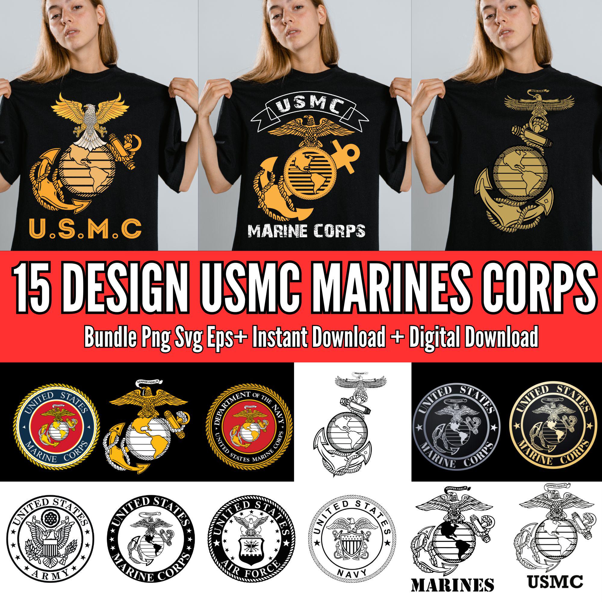 Decalcomania vinile moglie dei Marines - Adesivo USMC Corpo dei Marines