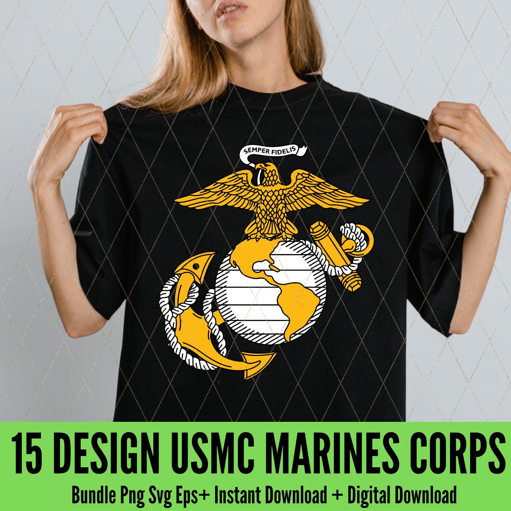 Usmc, Military Eagle Globe & Anchor,us Marines Corps, PNG Svg, EPS ...