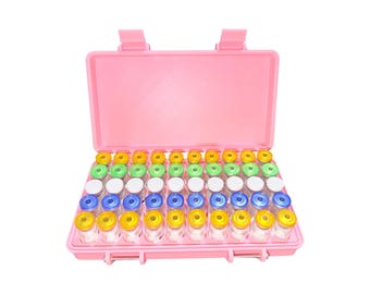 50ct Peptide Vial Storage Box - Sakura Pink