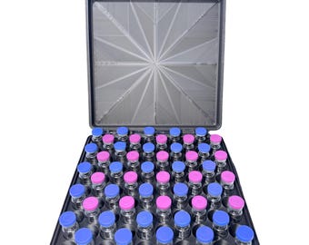 100ct Peptide/insulin Storage Case - Black