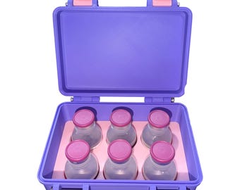 Hospira BAC Water Storage Case / 6ct - Pink/Purple