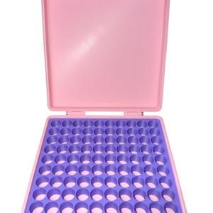 100ct Peptide/insulin Storage Case - Pink / Purple