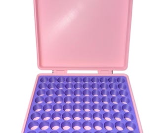 100ct Peptide/insulin Storage Case - Pink / Purple