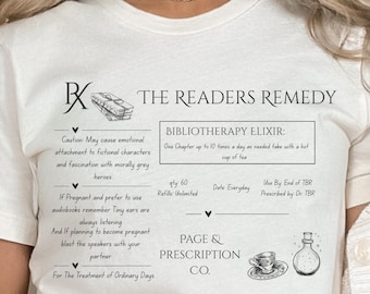 A Readers Remedy Shirt-Bookish Biology