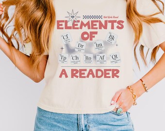 The Elements of a Reader Shirt-Bookish Biology