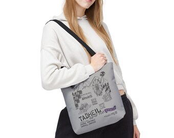 The Book of Azrael Tote Bag: Tadheil Festival Romantasy Merch