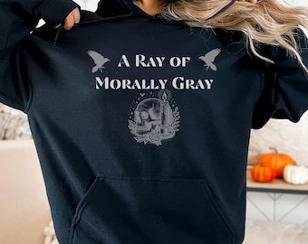 Morally Gray Hoodie, Dark Romance Bookstagram Merch