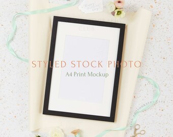 Artwork Mockup Frame - Mothers Day - a4 and a3 Digital Styled Stock Photo - PSD & JPEG