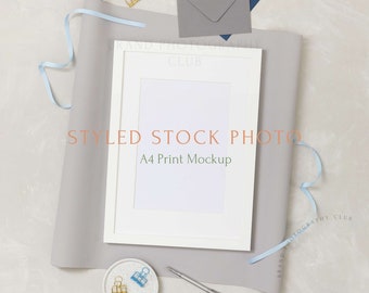 Artwork Mockup Frame - Fathers Day - a4 and a3 Digital Styled Stock Photo - PSD & JPEG