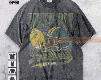 Comfort Colors Green Bay Football Shirt, Sweatshirt, Hoodie, Green Bay Football Tshirt, Football Fan Shirt, Gameday Shirt