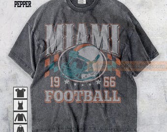Comfort Colors Miami Football Shirt, Sweatshirt, Hoodie, Miami Football Tshirt, Gameday Shirt, Football Lovers Shirt