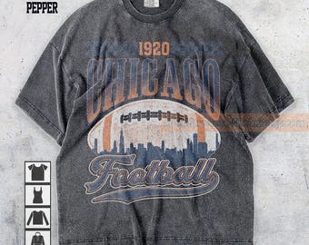 Camiseta de fútbol de Chicago Comfort Colors, sudadera, sudadera con capucha, camiseta de fútbol de Chicago, sudadera de Chicago, camiseta de aficionado al fútbol, camiseta de partido