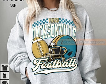 Jacksonville Football Shirt, Sweatshirt Hoodie, Touchdown Season Apparel, Team Fan Gift, Oversized T-Shirt