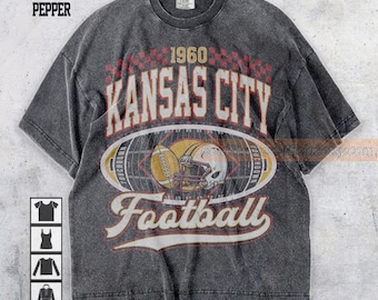 Comfort Colors Kansas City Football Shirt, Sweatshirt, Hoodie, Kansas City Football Tshirt, Gameday Shirt, Football Fan Shirt