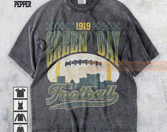 Comfort Colors Green Bay Football Shirt, Sweatshirt, Hoodie, Green Bay Football Tshirt, Green Bay Sweatshirt, Football Lovers, Gameday Shirt