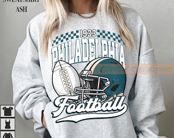 Philadelphia Football Shirt, Sweatshirt Hoodie, Touchdown Season Apparel, Team Fan Gift, Oversized T Shirt