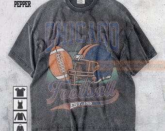 Camiseta de fútbol de Chicago Comfort Colors, sudadera, sudadera con capucha, camiseta de fútbol de Chicago, camiseta de aficionado al fútbol, camiseta de partido
