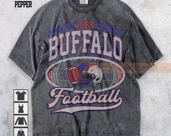 Comfort Colors Buffalo Football Shirt, Sweatshirt, Hoodie, Buffalo Football Tshirt, Gameday Shirt, Football Fan Shirt
