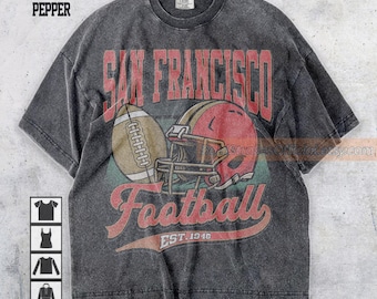 Comfort Colors San Francisco Football Shirt, Sweatshirt, Hoodie, San Francisco Football Tshirt, Football Fan Shirt, Gameday Shirt