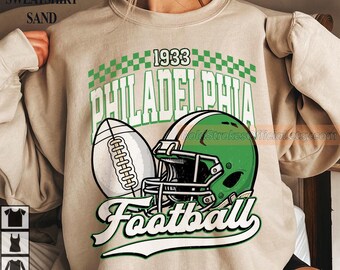 Philadelphia Football Shirt, Sweatshirt Hoodie, Touchdown Season Apparel, Team Fan Gift, Oversized T-Shirt