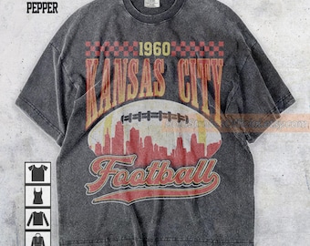 Comfort Colors Kansas City Football Shirt, Sweatshirt, Hoodie, Kansas City Football Tshirt, Kansas City Sweatshirt, Football Fan Shirt