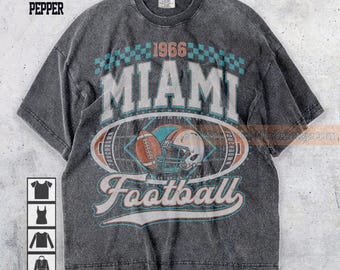 Comfort Colors Miami Football Shirt, Sweatshirt, Hoodie, Miami Football Tshirt, Gameday Shirt, Football Fan Shirt