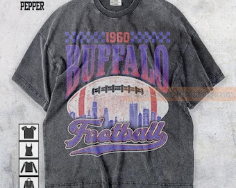 Comfort Colors Buffalo Football Shirt, Sweatshirt, Hoodie, Buffalo Football Tshirt, Buffalo Sweatshirt, Football Fan Shirt, Gameday Shirt