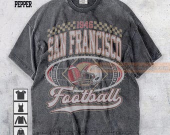 Comfort Colors San Francisco Football Shirt, Sweatshirt, Hoodie, San Francisco Football Tshirt, Gameday Shirt, Football Fan Shirt