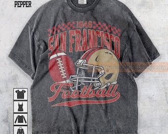 Comfort Colors San Francisco Football Shirt, Sweatshirt, Hoodie, San Francisco Football Tshirt, Football Fan Shirt, Game Day Apparel