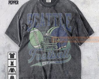 Comfort Colors Seattle Football Shirt, Sweatshirt, Hoodie, Seattle Football Tshirt, Football Fans Shirt, Gameday Shirt