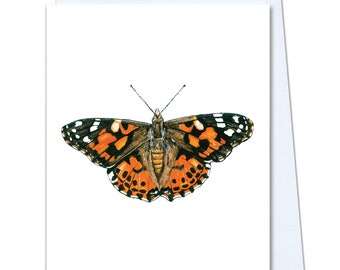 Painted Lady Greeting Card