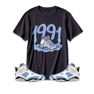 university blue jordan 1shirt