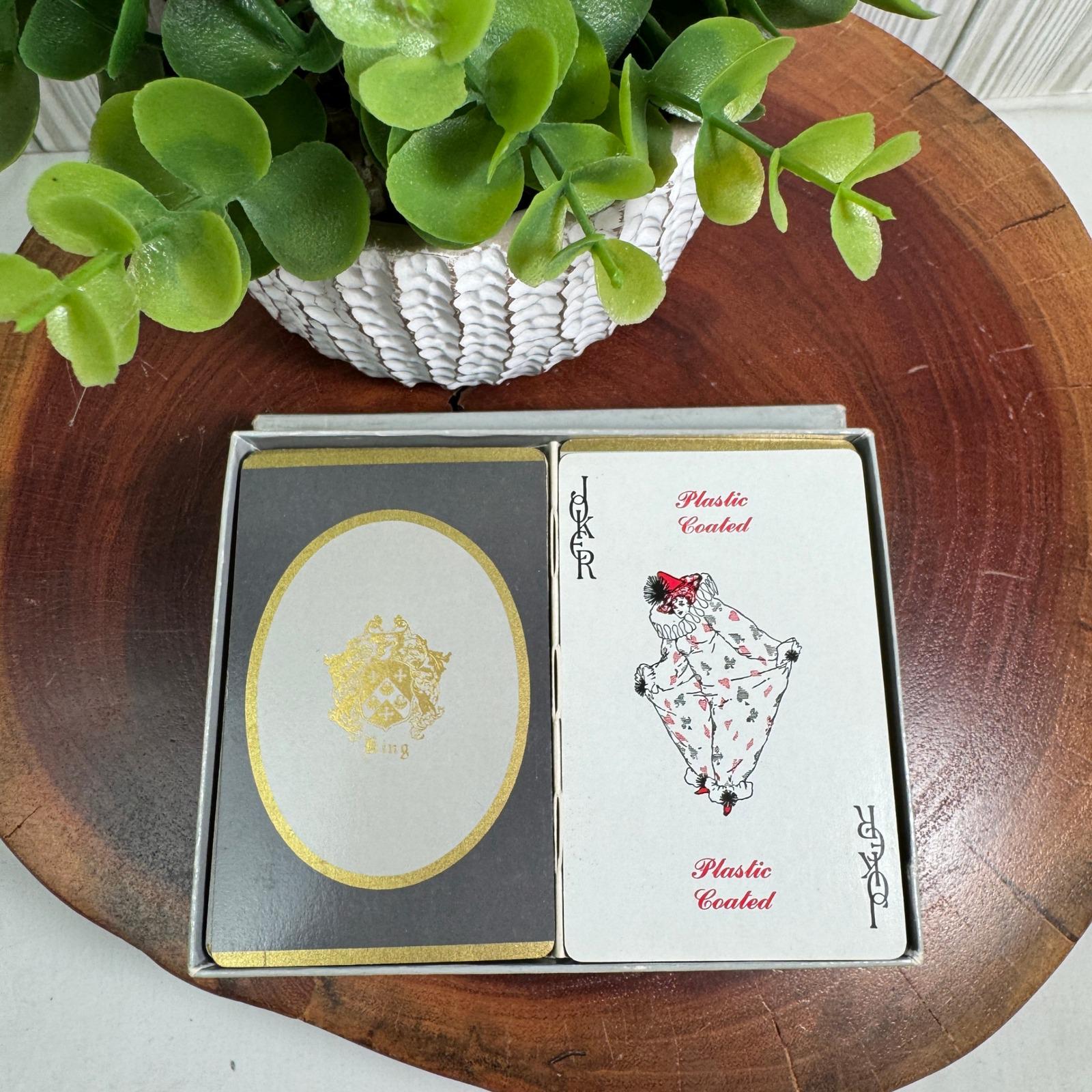 激レア ビンテージ トランプ ゴールドエッジ Vintage Gold Edge Playing Cards - Etsy