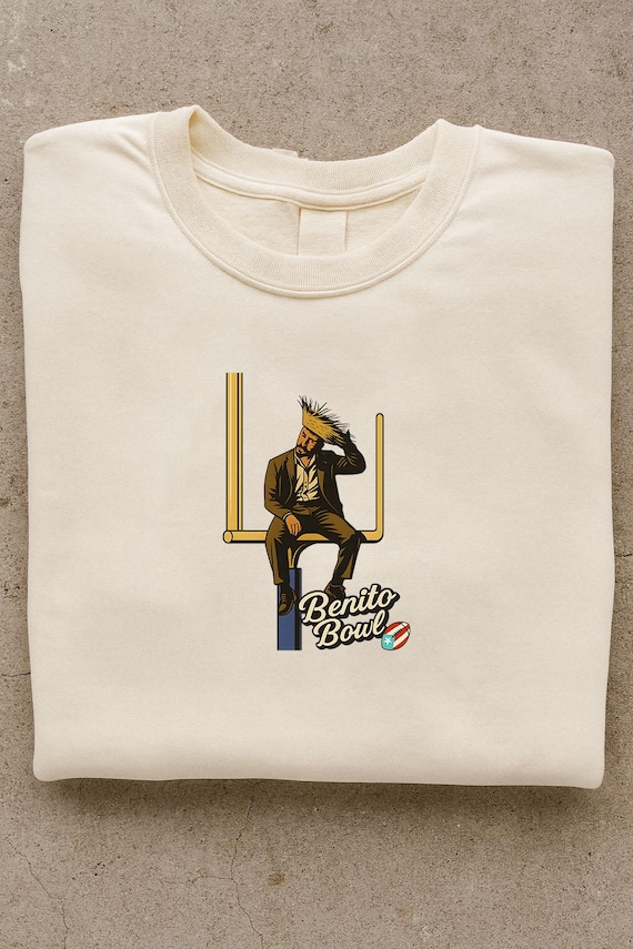 Benito Bowl PNG | Football Halftime Show Design | Game Day Inspired Sublimation | Printable Design for T-Shirts, Mugs, Tumblers, Hats