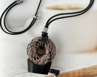 Mini Size Wearable Pendant Torus Rodin Coil Crystals Energy Healing Device Gift for her