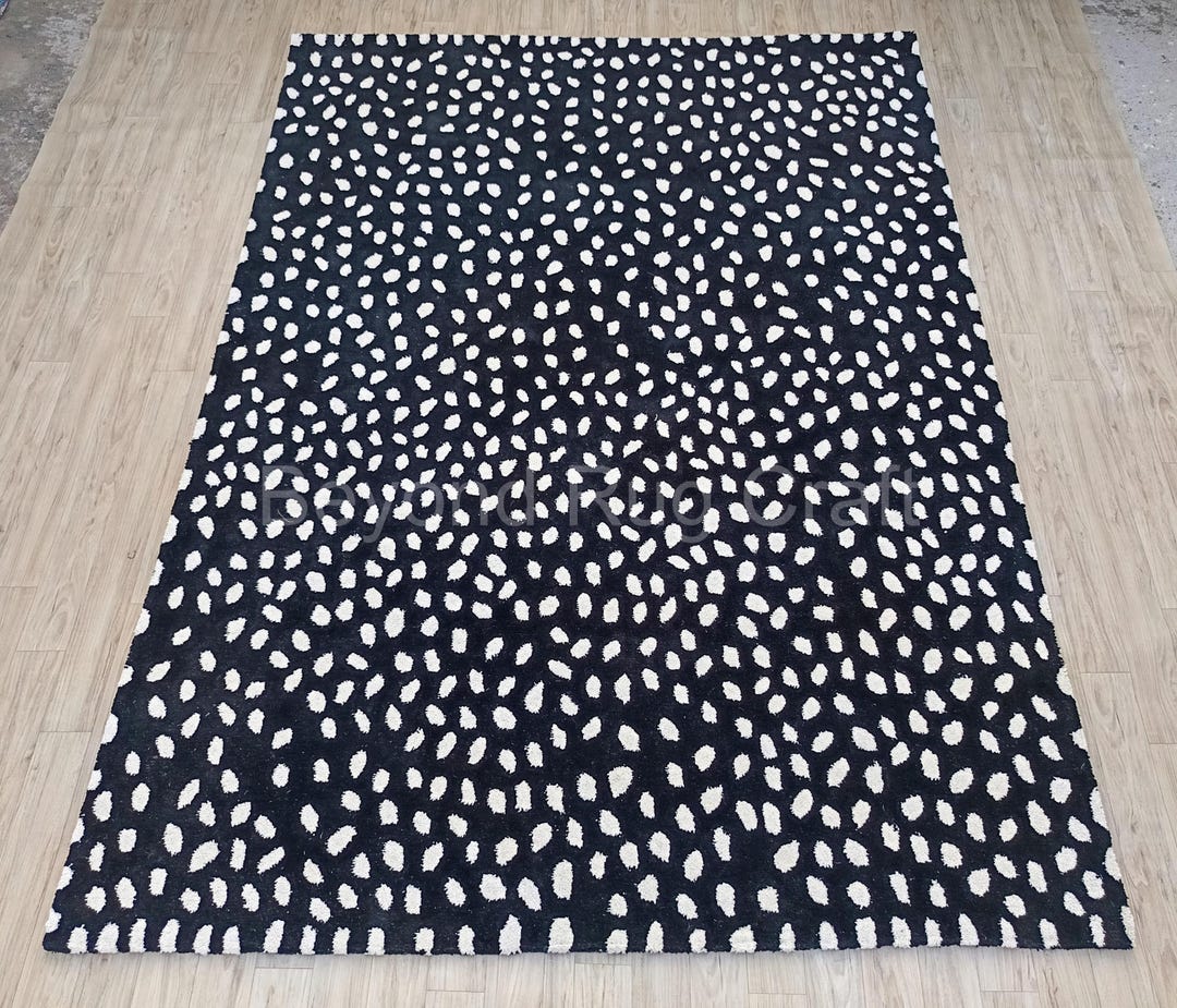 New Antelope Cheetah Black and White Old BD Design Handmade Modern ...