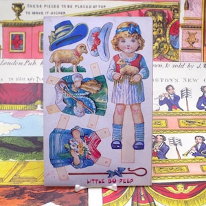 Carte postale A Little Bo Peep Paper Doll