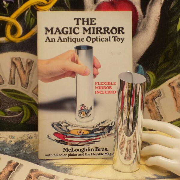 Le miroir magique, un livre de jouets optiques antiques