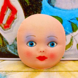 Vintage gegoten poppengezicht