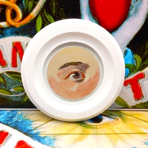 A Handmade Framed Lover&#39;s Eye Painting