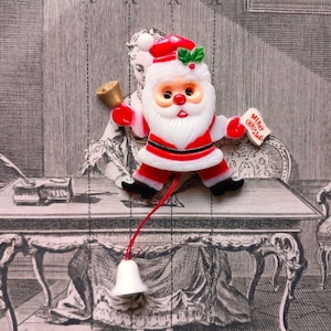 Bewegende broche van de Kerstman