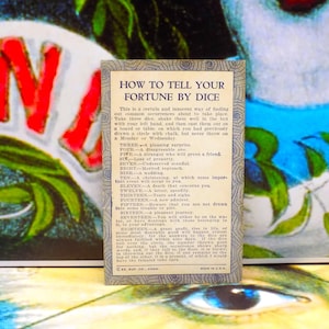 Carte postale vintage Tell Your Fortune