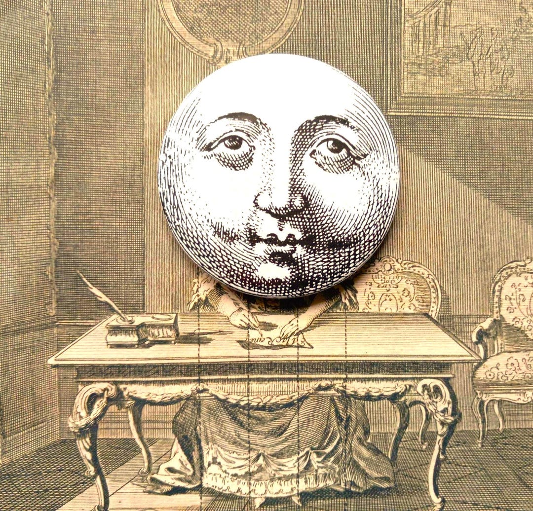3 Inch Antique Moon Pocket Mirror - Etsy UK
