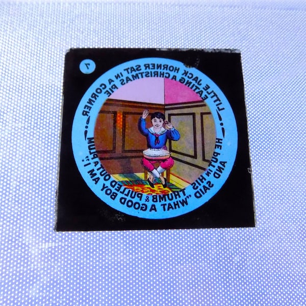 Nursery Rhyme Magic Lantern Slide