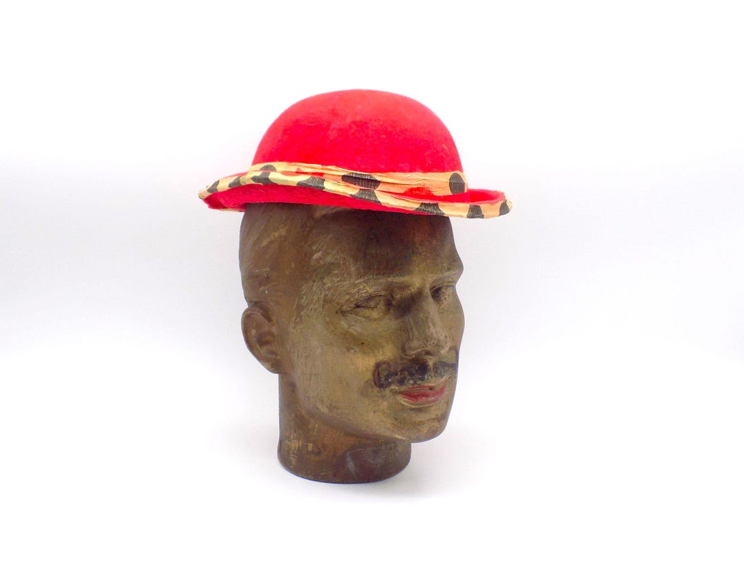 1940s-50s Paper Mache Bowler Hat - Etsy