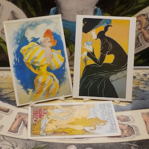27 Art Nouveau Themed Postcards