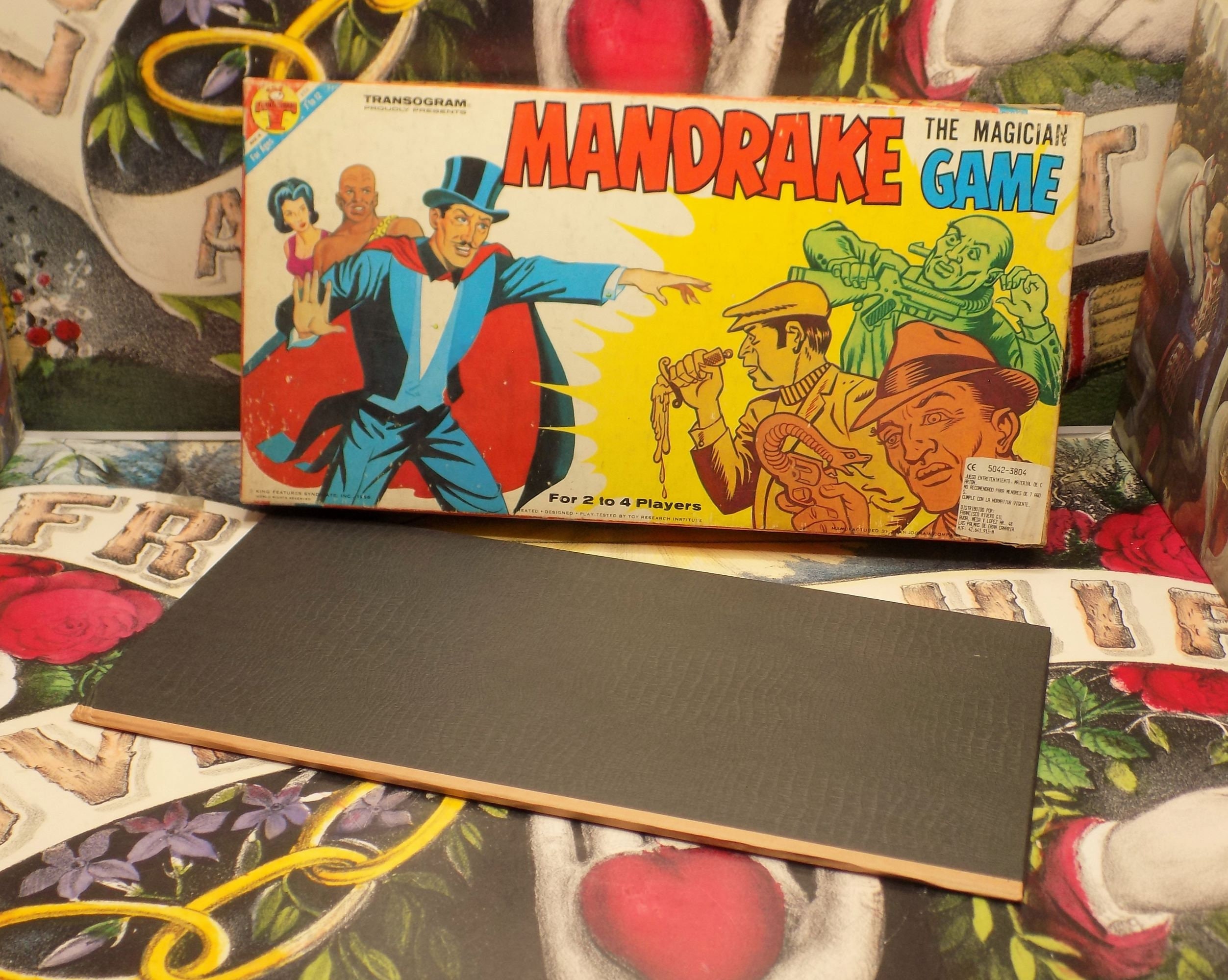 Mandrake The Magician Game Transogram 1960s Complete in Box -  Portugal