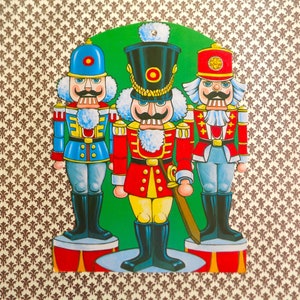 3 Large Vintage Christmas Cut Outs