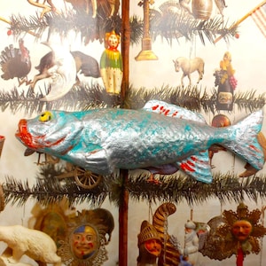 Paper Mache  Fish Decoration