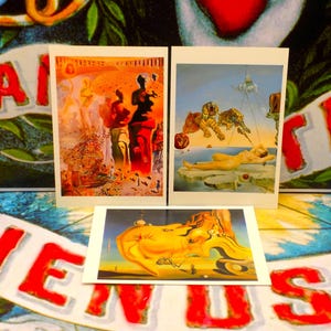 27 cartoline artistiche di Salvor Dalí